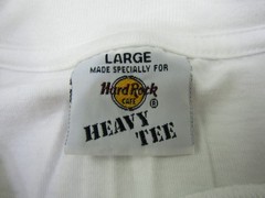 VTG Hard Rock Cafe Paris T-Shirt Mens Large Heavy Tee Spellout Logo Retro
