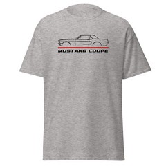 Premium T-Shirt For Ford Mustang Coupe 1968 Car Fans Birthday Gift Tee Shirt