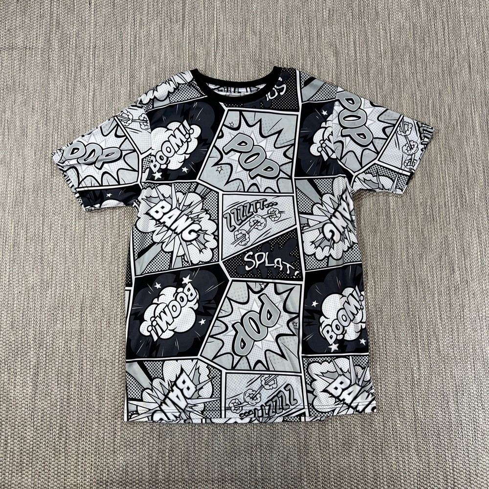 Oh Snap Shirt Mens M Gray Short Sleeve Drill Clothing Company Cartoon Crewneck