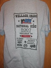 Wallace Idaho ATV Nation 07 Nationial Ride gray M t shirt Can Am