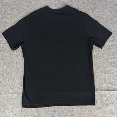 Vuori Henley T Shirt Mens Large Black Ever Short Sleeve 1/4 Button Cotton Blend