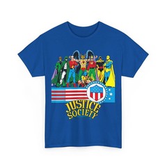 Justice Society T-Shirt – George Perez Art – History of the DC Comics Universe