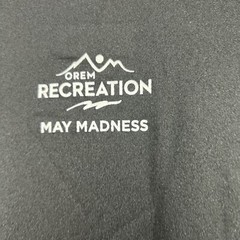 mens L tee shirt A4.com basketball logo black cool performance crew long sleeve