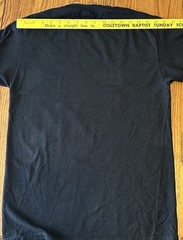 Vintage Liquid Blue Glow In Dark Skull Pile T-Shirt on Port & Co Blank 2007