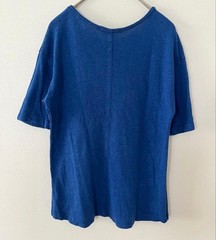 BLACK CRANE Kids T-Shirt 8Y Blue Hemp Made in USA