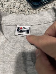 Fuct Ford Oval Logo Parody Tee Shirt Heather Grey Men’s XL