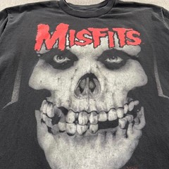 Vintage 2001 Misfits T-shirt 20 Years Of Terror Crimson Skull Black Mens XL