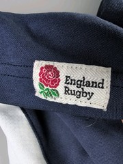 England Rugby Mens T Shirt Large Navy RFU Rose Rugby Union Tee