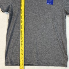 Apt 9 V-Neck Slim Fit Premier Flex Tshirt Gray Mens Medium Brand New Breathable