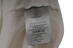 Dior Men Astero Long Sleeve T Shirt Size Large White Red Green Cotton Thermal