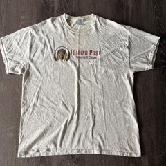 Trading Post Tobacco Cigars Graphic T Shirt Mens XL Gildan Ultra Cotton