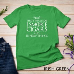 Smoke Cigars Smoker Shirt – Ideal Clever Class Men Gift Unisex T-shirt