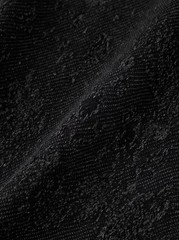 John Varvatos Collection Men’s Vera Distressed Jacquard Textured Crew Tee Black