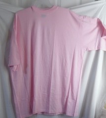 PINK EXTRA LONG T-SHIRT SHORT SLEEVE CHEST 33″ SLEEPSHIRT MEN WOMEN FITS 5X 6X