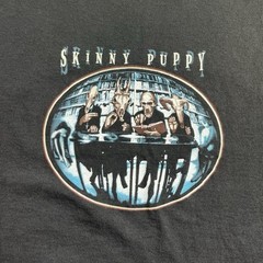 Vintage 1999 Skinny Puppy Band Tee Shirt XXL Giant Band Tee Canadian Electronic