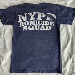 MEN’S VINTAGE NYPD Homicide Squad NEW YORK Police Department T SHIRT SMALL