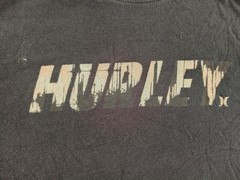 Hurley Everyday Washed Graphic Logo Tee Dark Gray 100% Cotton Surf Skate Size L