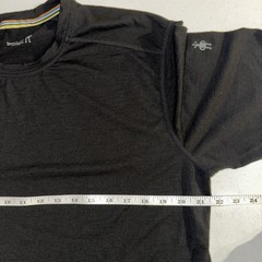 Smartwool Merino 150 Base Layer T Shirt Men’s XL Black Merino Wool Blend