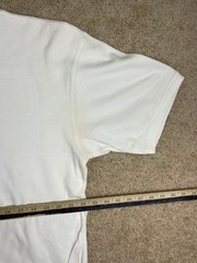 Vintage Old Navy Basic T-Shirt Mens XL Ribbed Knit Crewneck Solid White
