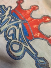 Vintage JNCO Jeans Graphic Shirt Men XL Graffiti Crown Logo 90s Y2K Rave Skater