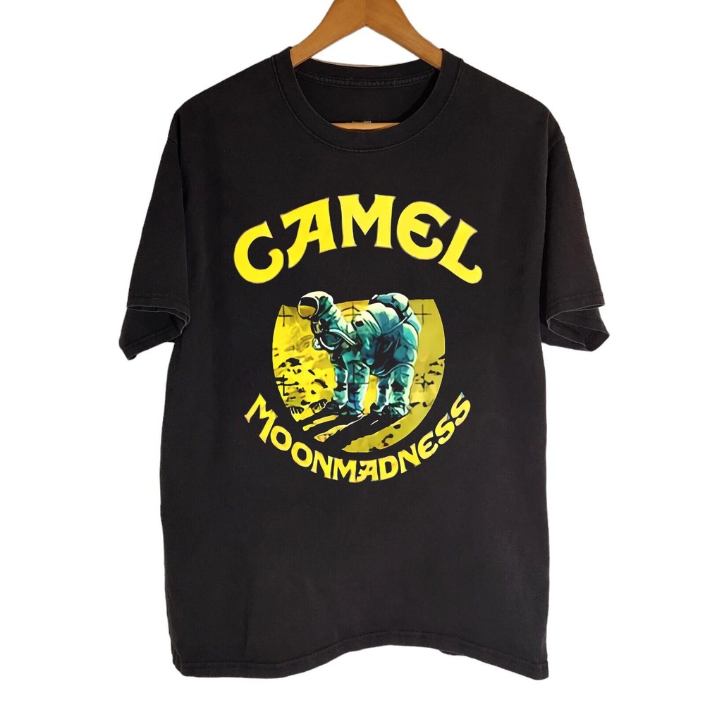 Camel Band Moonmadness Heavy Cotton Black All Size Shirt Full Size EN131