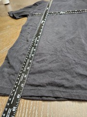 Jimmy’Z Brand Men’s Distressed Black Sewn Applique Shirt Med