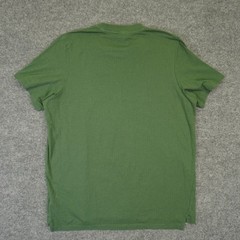 Adidas Axis Tee 2.0 T-Shirt Mens L Green Micro Stripe Gym Training Performance