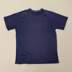 Vintage 70s Hang Ten Raglan Shirt Blue Faded Polycotton Surfer California Size M