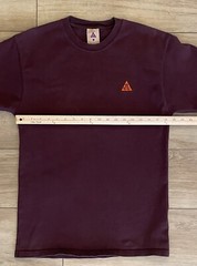 Nike NRG ACG Embroidered Lungs Tee-Heavyweight Cotton-Men’s S-Deep Burgandy