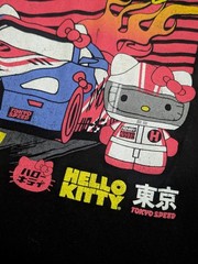 Sanrio Hello Kitty And Friends Tokyo Speed Race Kawaii T-Shirt Medium Unisex