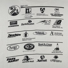 Vtg FOTL XL Shirt Walk A Block New Balance Newton Massachusetts April 16 2000