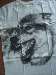 NEW Ikea WOLF Graphic T-Shirt Size M Medium Rare White Black – LAST ONE