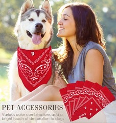 YSense 30 Pieces Paisley Bandana Unisex MultiPurpose Bandanas Bulk Cowboy Hea…