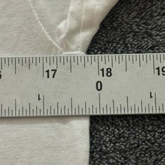 Vintage 90s Under T Shirt Hanes White Tee Mens Small single stitch Blank Plain