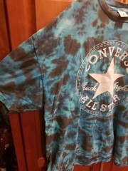 VTG 90’s CONVERSE ALL STAR CHUCK TAYLOR Tie Dye T-Shirt 2XL Hypebeast