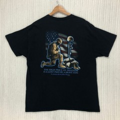 In Memory Of Our Fallen Heroes Military Soldier Mens Black Graphic T Shirt