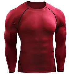 Mens Rash Guard Shirts Quick Dry Swim Shirts UV Protection Long Sleeve T-Shirts