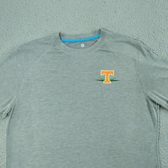Tennessee Vols Free Fly Shirt Mens Medium Gray Short Sleeve Bamboo Performance