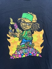 SUPREME Molotov Flames Black SZ L Tee