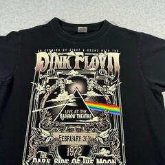 Pink Floyd Shirt Adult Small Black Live at the Rainbow English Rock Band Music