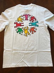 KEITH HARING Licensed T-Shirts NEW XS,S, M, L, XL, XXL PRINT ON BOTH SIDES NWT