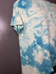 Chill Out Igloo Shirt Mens Medium Blue Tie Dye Graphic Tee Winter Funny Snow
