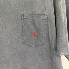 90s Faded Polo Ralph Lauren Pocket T Shirt Size M Made In USA Single Stitch