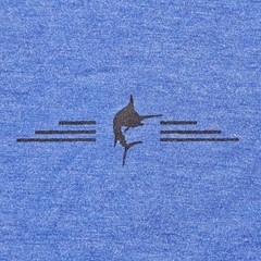 Take it Easy Woody Surf Board Blue Long Sleeve Tri-Blend T-Shirt Men’s 2XL