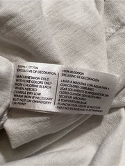 U.S. Polo Assn. White V-Neck T-Shirt Men’s Large Embroidered Pony Logo