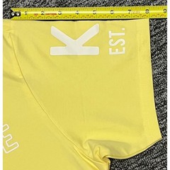 Kenneth Cole New York Mens XL Mellow Yellow Logo Graphic T-Shirt KT9J35MWYA NEW