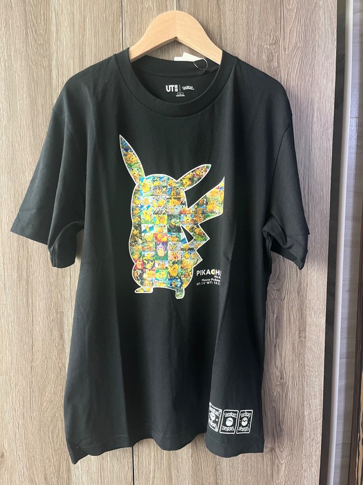 Pokemon Trading Card Game Pikachu Uniqlo T Shirt Size Large USA Seller