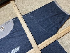 Vintage Dolce And Gabbana Men’s Large Blue Ringer Tee Jerzees Euro Tag 90s