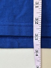 NOS Vintage 90s PLUMA Heavyweight 100% Cotton Blue Long Sleeve T Shirt XXL USA