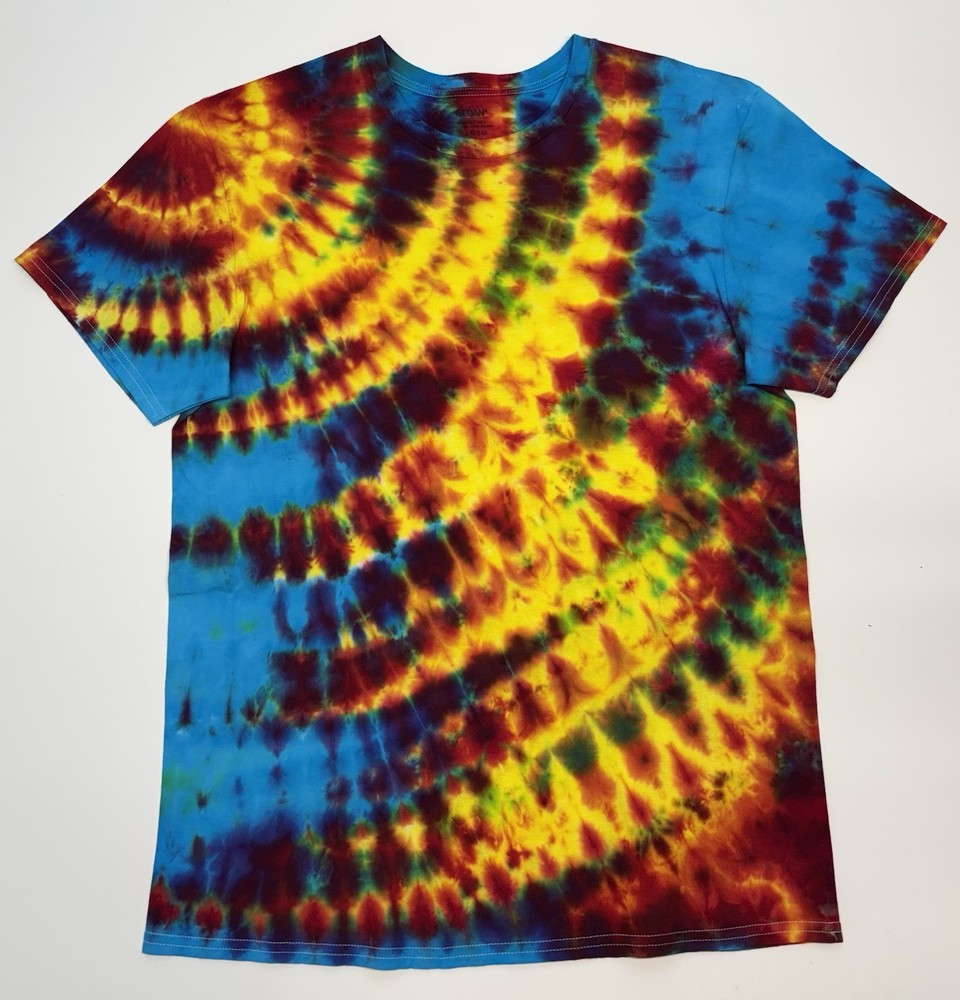 Handmade Tie Dye Adult Unisex T-Shirt Size Large Multicolor Tee New